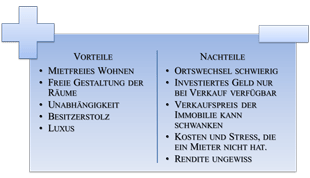 Nachteile Immobilienkauf